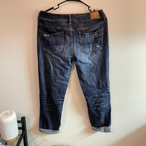 American Eagle Outfitters Super Stretch Tomgirl Size 4 Jeans - Picture 4 of 6